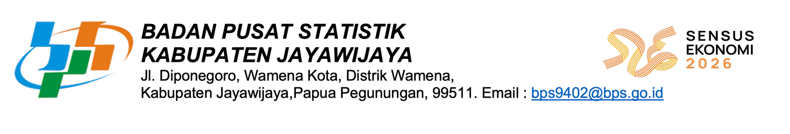Kop BPS Kabupaten Jayawijaya